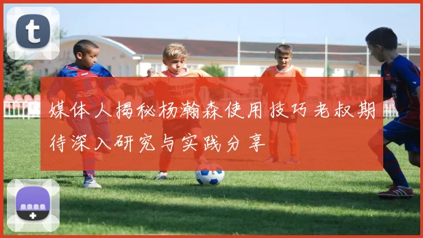媒体人揭秘杨瀚森使用技巧老叔期待深入研究与实践分享